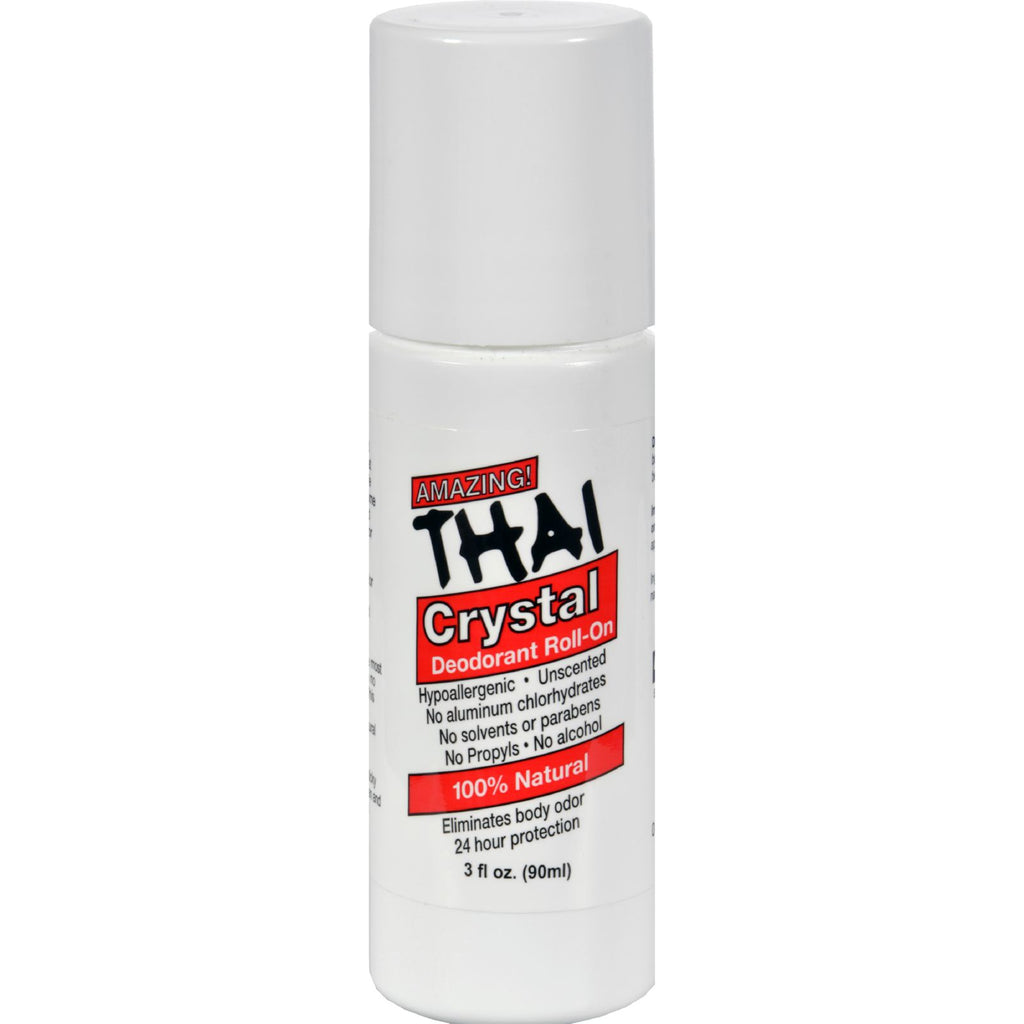 Thai Deodorant Stone Thai Crystal Deodorant Mist Roll-on - 3 Oz