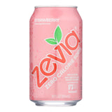 Zevia Soda - Zero Calorie - Strawberry - Can -  6-12 Oz - Case Of 4