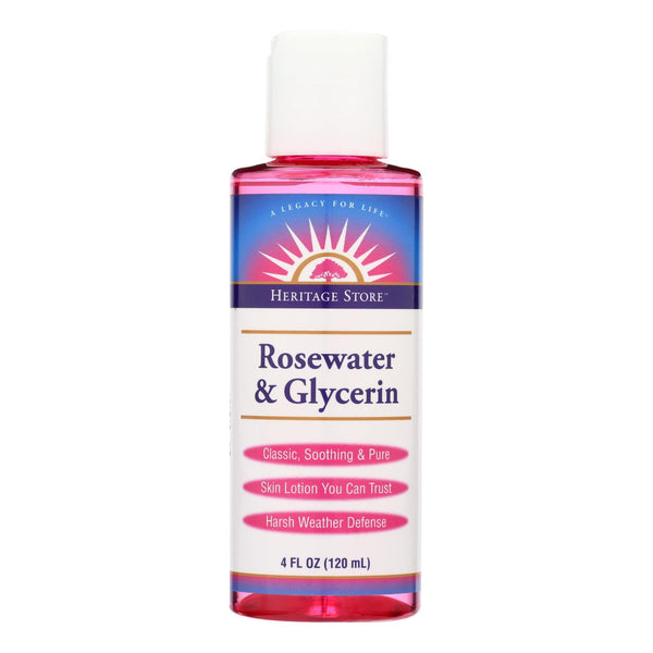 Heritage Products Rosewater And Glycerin - 4 Fl Oz
