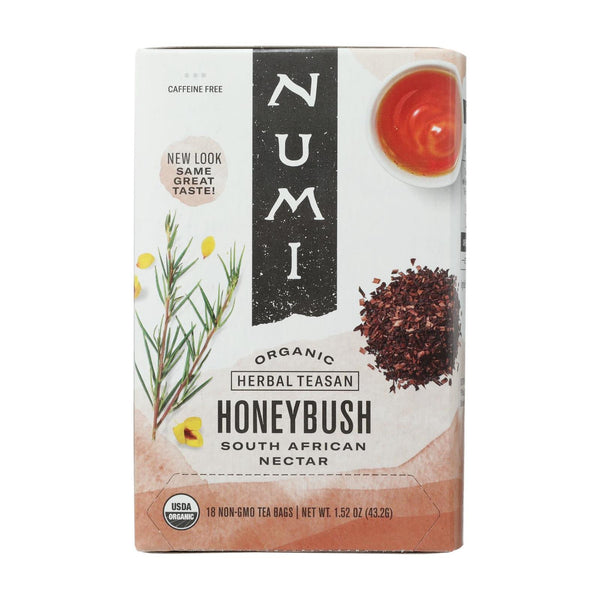 Numi Honeybush Bushman's Brew - 18 Tea Bags - Case Of 6