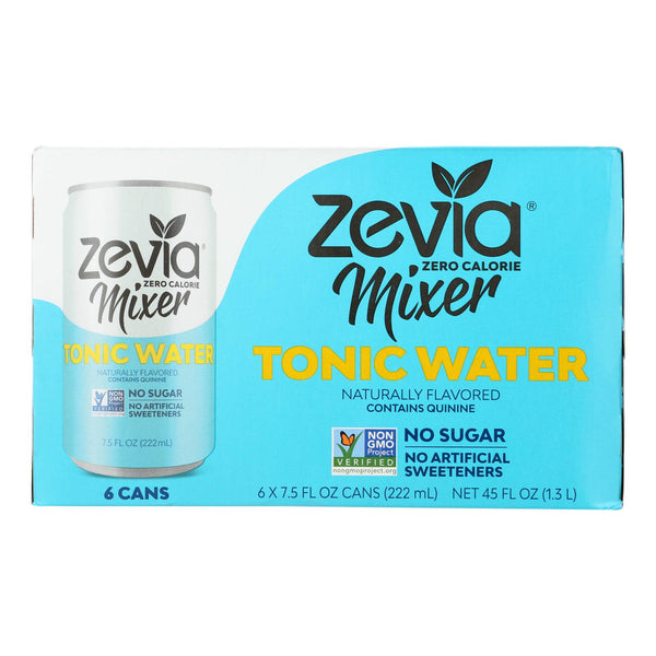 Zevia Zero Calorie Mixer - Tonic Water - Case Of 4 - 6-7.5 Fl Oz