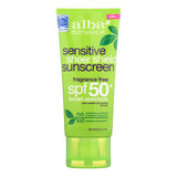 Alba Botanica Sunscreen - Sensitive Sheer Touch Spf 50and - Case Of 1 - 3 Oz.