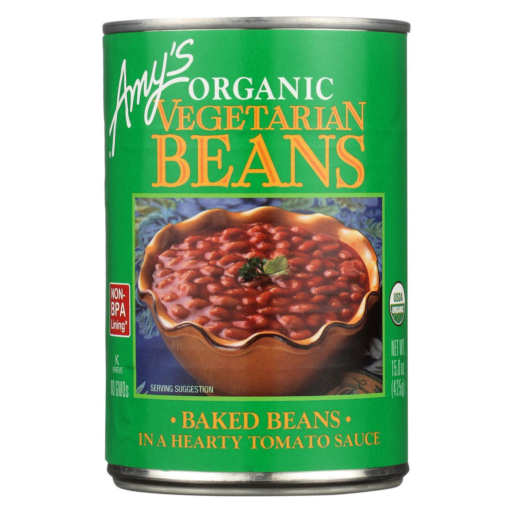 Amy's - Organic Vegetarian Baked Beans - Case Of 12 - 15 Oz.