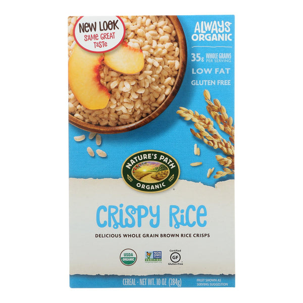 Nature's Path Organic Whole Grain Crispy Rice Cereal - Case Of 12 - 10 Oz.