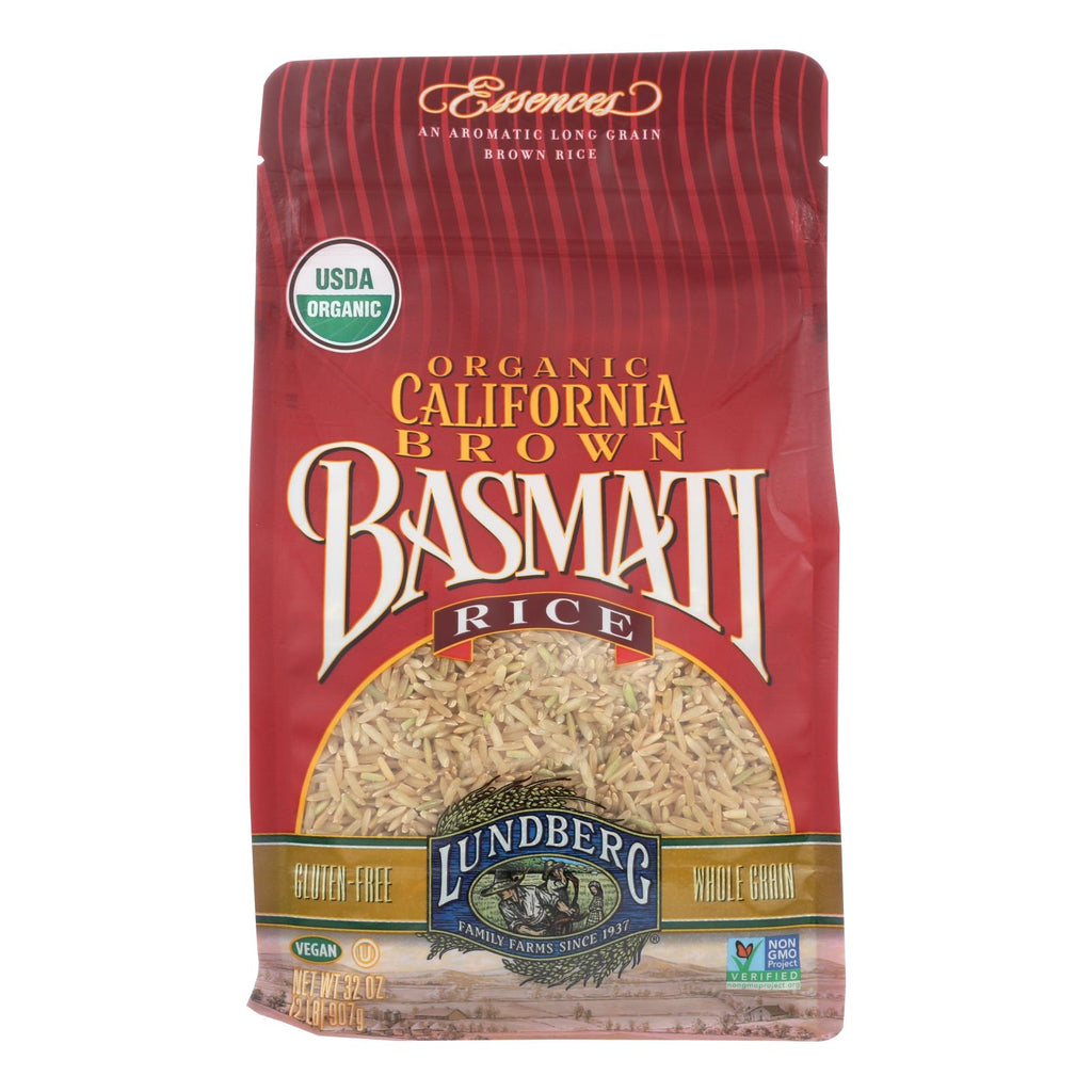 Lundberg Family Farms Organic California Brown Basmati Rice - Case Of 6 - 2 Lb.