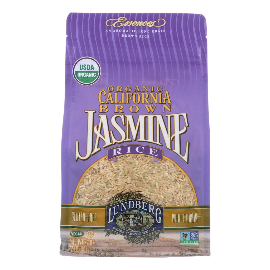 Lundberg Family Farms Brown Jasmine Rice - Case Of 6 - 2 Lb.