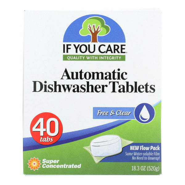 If You Care Automatic Dishwasher Tabs - 40 Count - Case Of 8