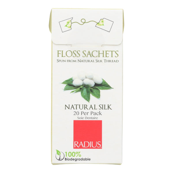 Radius Natural Silk Floss Sachets  - Case Of 20 - Ct