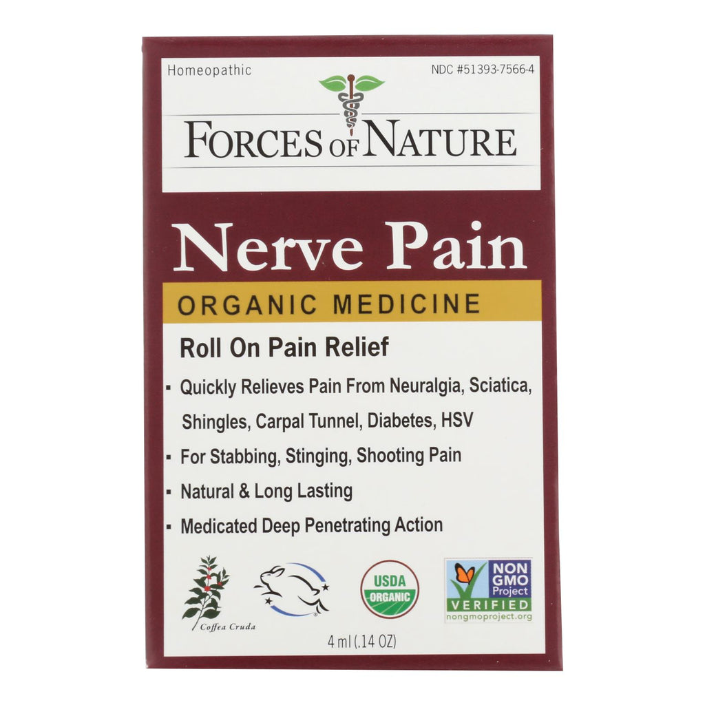 Forces Of Nature Nerve Pain Management Rollerball Activator Topical Medicine  - 1 Each - 4 Ml