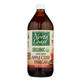 North Coast Organic Unfiltered Apple Cider Vinegar  - Case Of 6 - 32 Fz