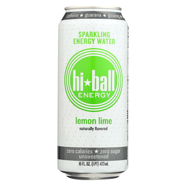 Hi Ball Energy Sparkling Energy Water - Lemon Lime - Case Of 1 - 8-16 Fl Oz.