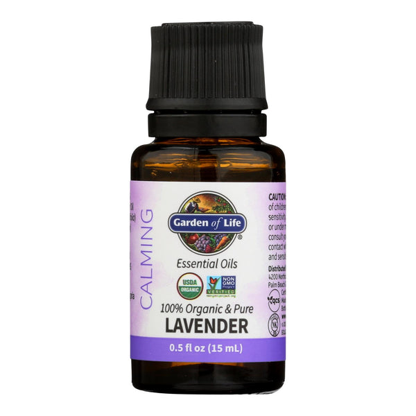 Garden Of Life - Essential Oil Lavender - .5 Fz