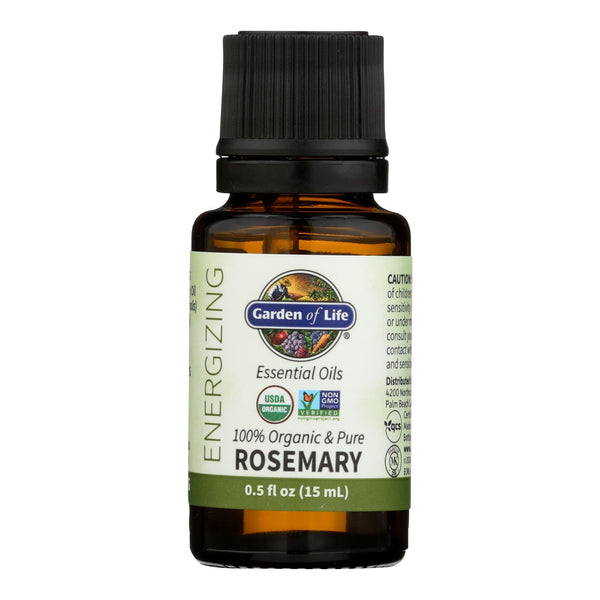 Garden Of Life - Essential Oil Rosemary - .5 Fz