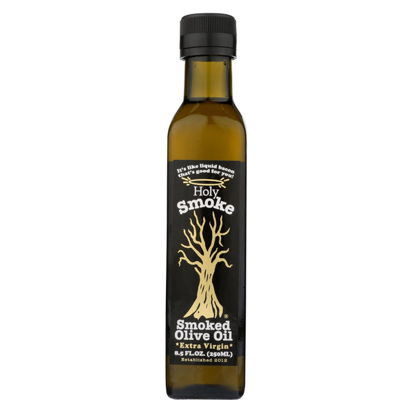 Holy Smoke - Oil Olive Ev Smoked - Case Of 6 - 8.5 Fz