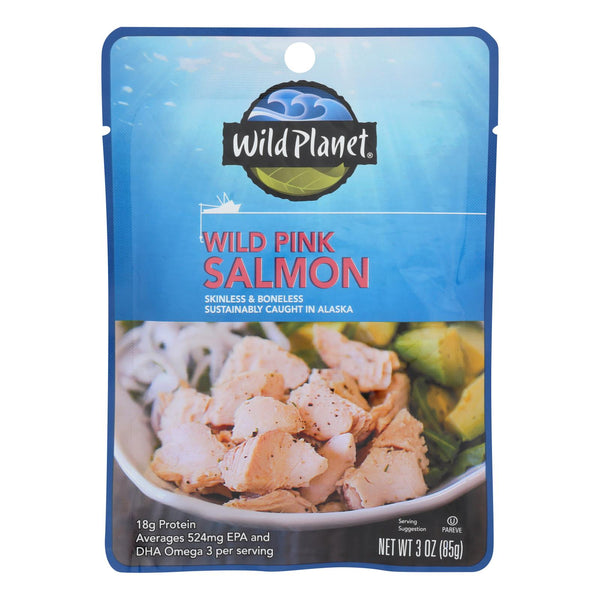 Wild Planet - Salmon Wild Pink - Case Of 24 - 3 Oz