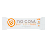 No Cow Bar Chunky Peanut Butter Bar - Case Of 12 - 2.12 Oz