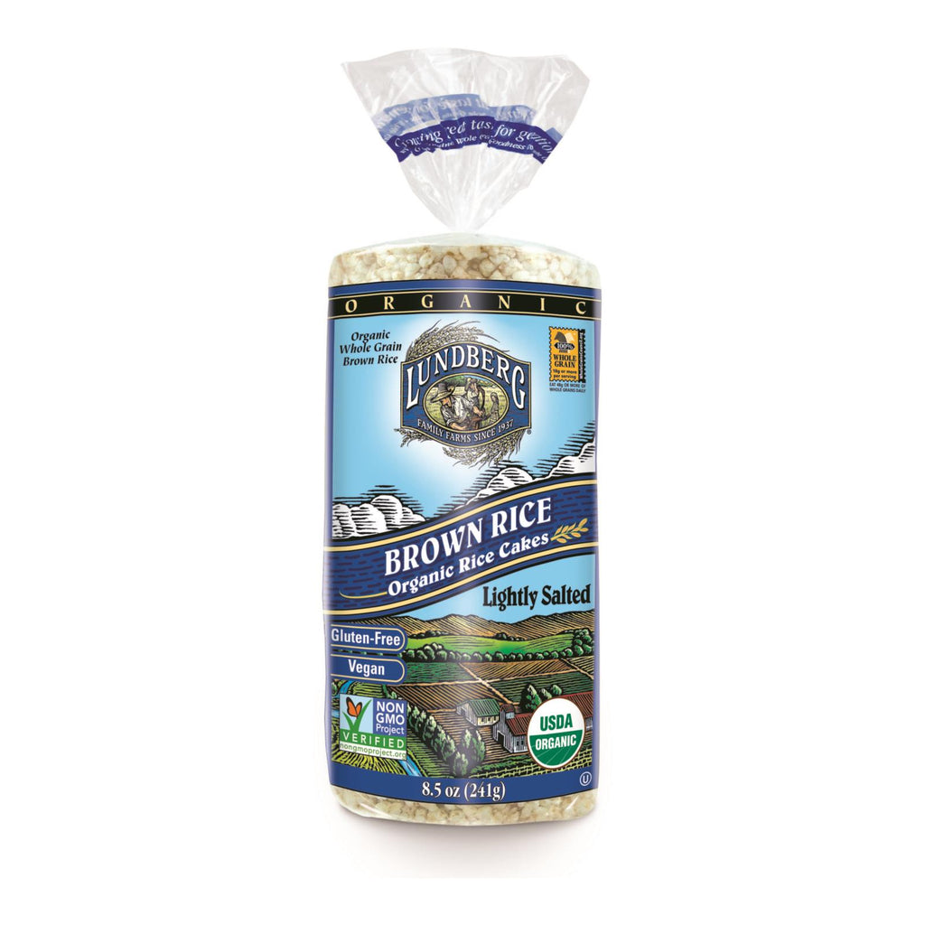 Lundberg Family Farms - Rice Cake Brown Saltd - Case Of 6-8.5 Oz