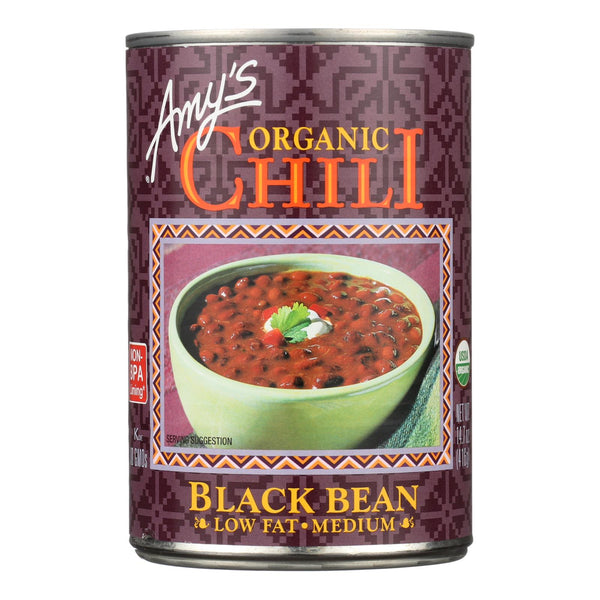Amy's - Organic Medium Black Bean Chili - Case Of 12 - 14.7 Oz