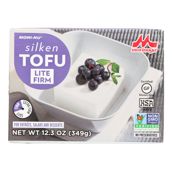 Mori-nu Silken Tofu - Lite Firm - Case Of 12 - 12.3 Oz.