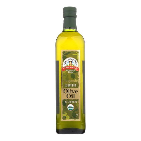 Newman's Own Organics Extra Virgin Olive Oil - Case Of 6 - 25.3 Fl Oz.