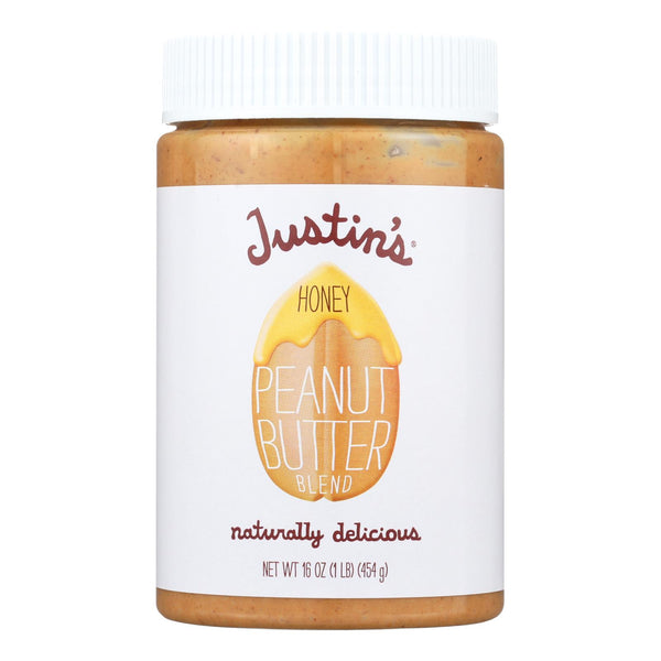 Justin's Nut Butter Peanut Butter - Honey - Case Of 12 - 16 Oz.