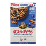 Nature's Path Organic Optimum Power Flax Cereal - Blueberry Cinnamon - Case Of 12 - 14 Oz.