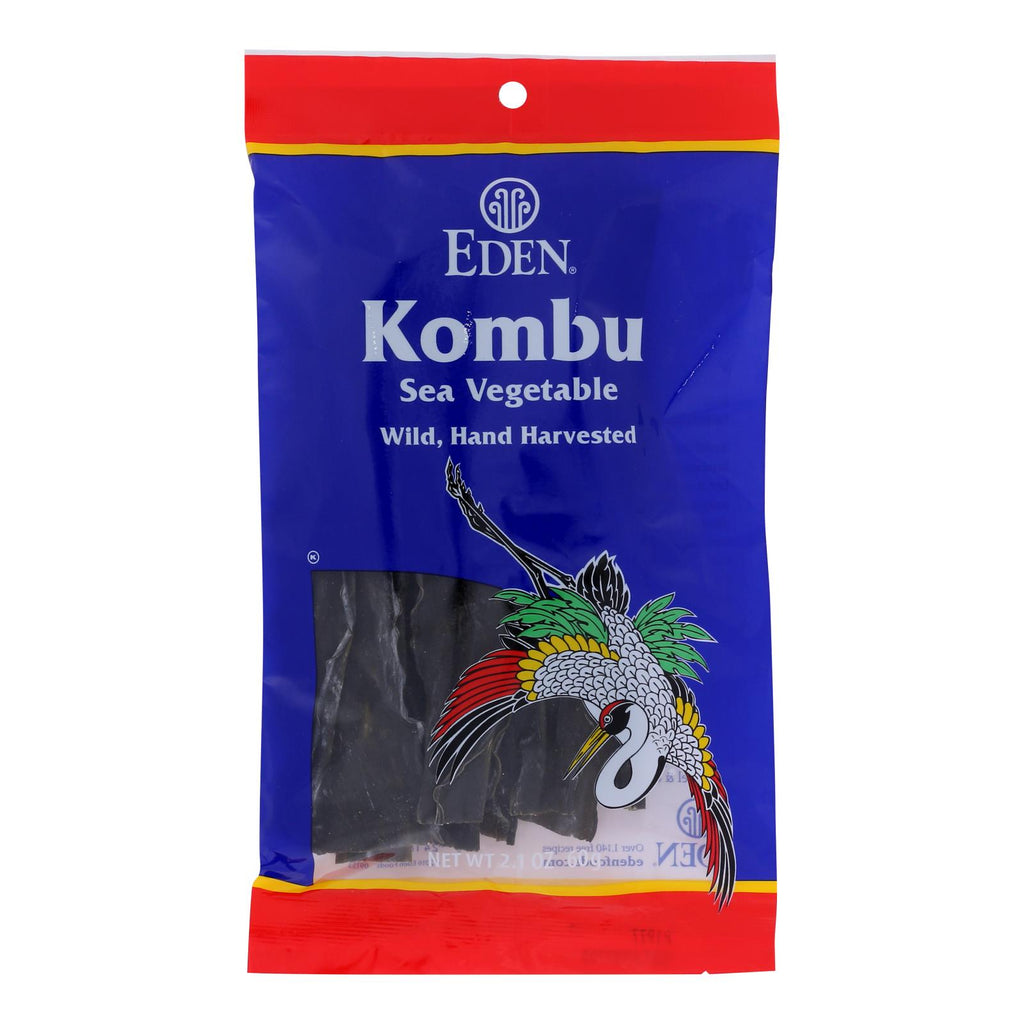 Eden Foods Kombu - Sea Vegetable - Wild Hand Harvested - 2.1 Oz - Case Of 6
