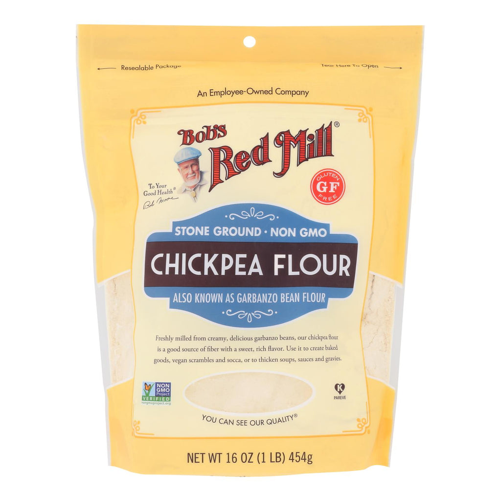 Bob's Red Mill - Flour Chickpea - Case Of 4-16 Oz