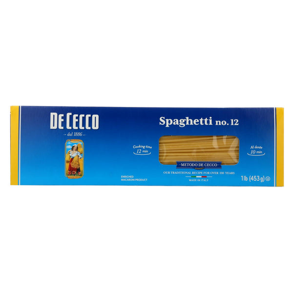 De Cecco Pasta - Spaghetti Pasta - Case Of 20 - 16 Oz.