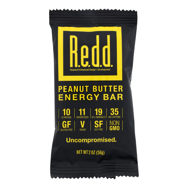 Redd Peanut Butter Energy Bar  - 1 Each - 12 Ct