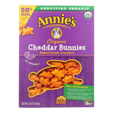Annie's Homegrown Organic Bunnies Crackers - Cheddar - Case Of 6 - 11.25 Oz