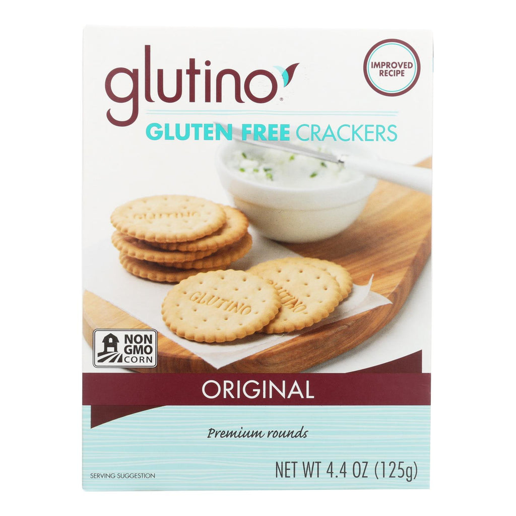 Glutino Original Crackers - Case Of 6 - 4.4 Oz.