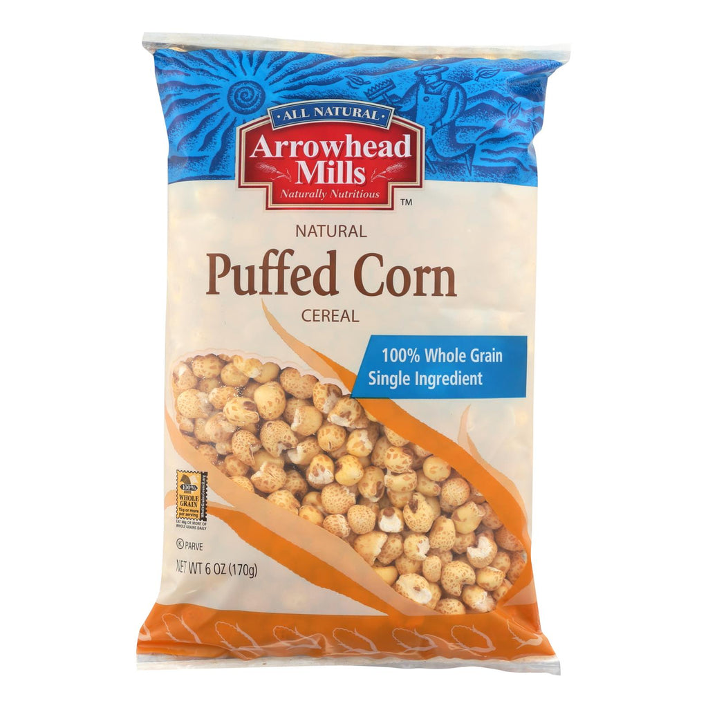 Arrowhead Mills - All Natural Puffed Corn Cereal - Case Of 12 - 6 Oz.