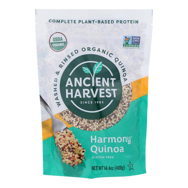 Ancient Harvest Organic Quinoa - Tri-color Harmony Blend - Case Of 12 - 14.4 Oz