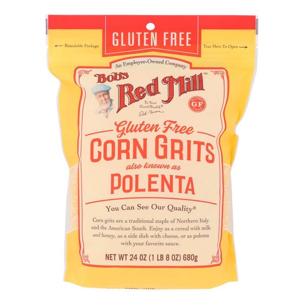 Bob's Red Mill - Corn Grits Polenta Gluten Free - Case Of 4 - 24 Oz