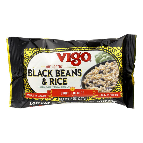 Vigo Black Bean And Rice - Case Of 12 - 8 Oz.