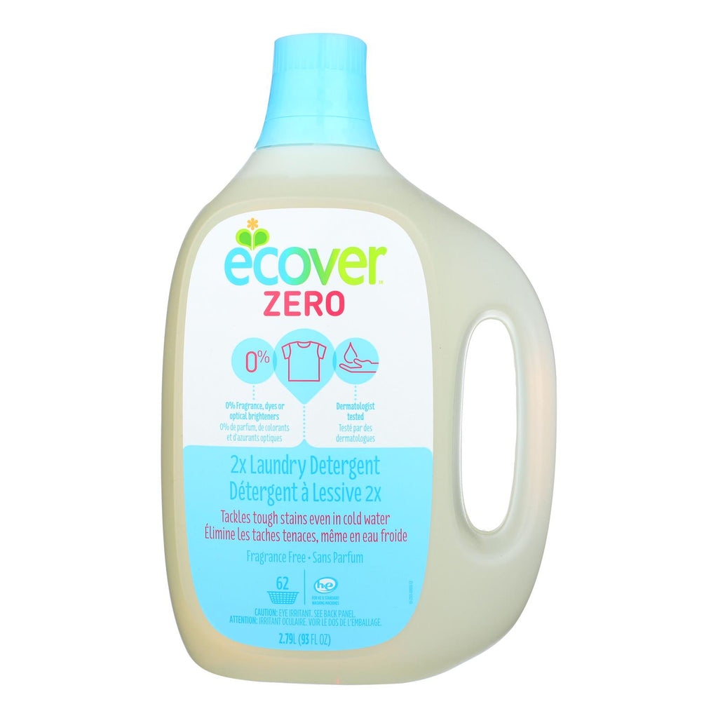 Ecover Zero 2x Laundry Detergent - Case Of 4 - 93 Fl Oz.