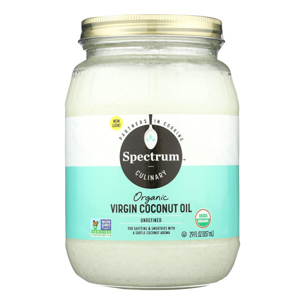 Spectrum Naturals Coconut Oil - Organic - Virgin - Unrefined - 29 Oz