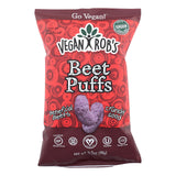Vegan Rob's Beet Puffs  - Case Of 12 - 3.5 Oz
