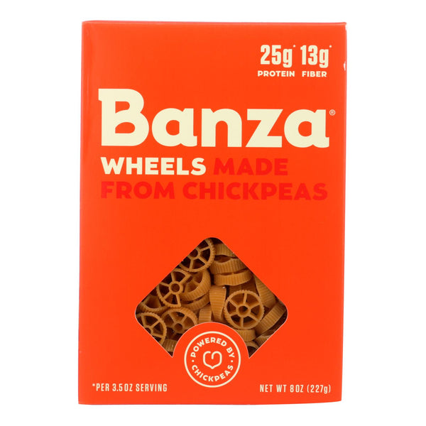 Banza Wheels Chickpea Pasta  - Case Of 6 - 8 Oz