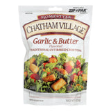 Chatham Village Traditional Cut Croutons - Garlic And Butter - Case Of 12 - 5 Oz.