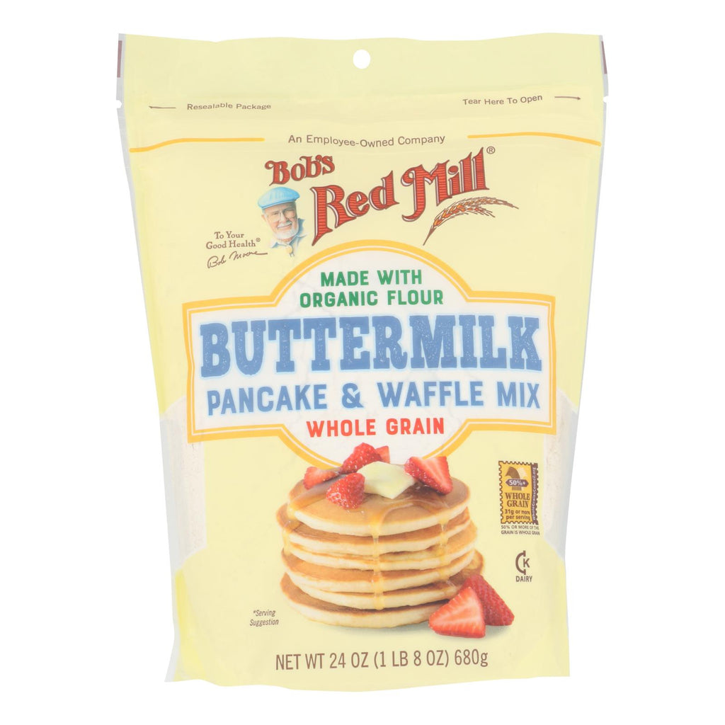 Bob's Red Mill - Pancake-waffle Btrmlk - Case Of 4 - 24 Oz