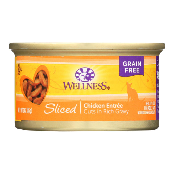 Wellness Pet Products Cat Food - Chicken Entr?e - Case Of 24 - 3 Oz.