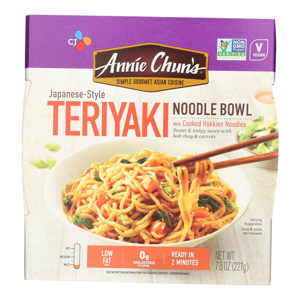 Annie Chun's Teriyaki Noodle Bowl - Case Of 6 - 7.8 Oz.