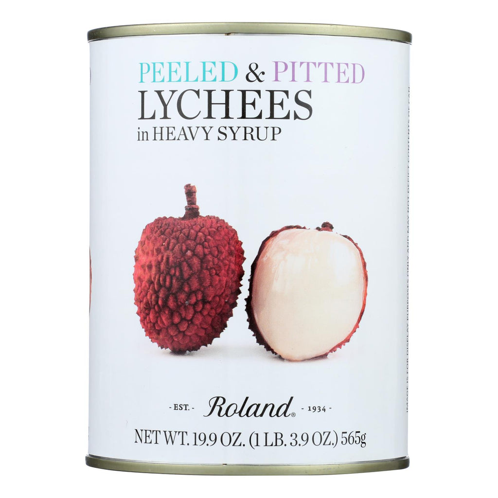 Roland Whole Lychees - In Heavy Syrup - Case Of 24 - 20 Oz.