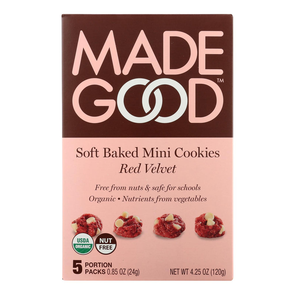 Made Good - Cookies Soft Mini Red Velvet - Case Of 6 - 4.25 Oz