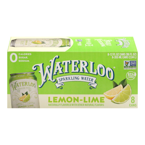 Waterloo - Sparkling Water Lime - Case Of 3 - 8-12 Fz
