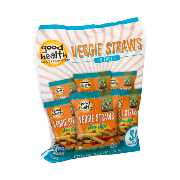 Good Health Veggie Straws - Sea Salt - Case Of 8 - 1 Oz.