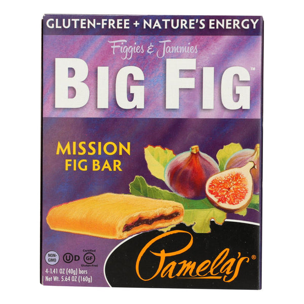 Pamela's Products - Gluten-free Big Fig Bar - Mission Fig - Case Of 8 - 5.64 Oz.