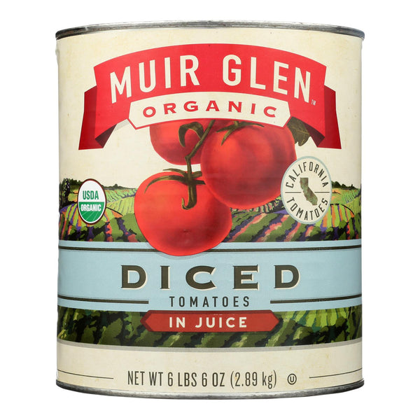 Muir Glen Organic Diced Tomatoes - Case Of 6 - 102 Oz